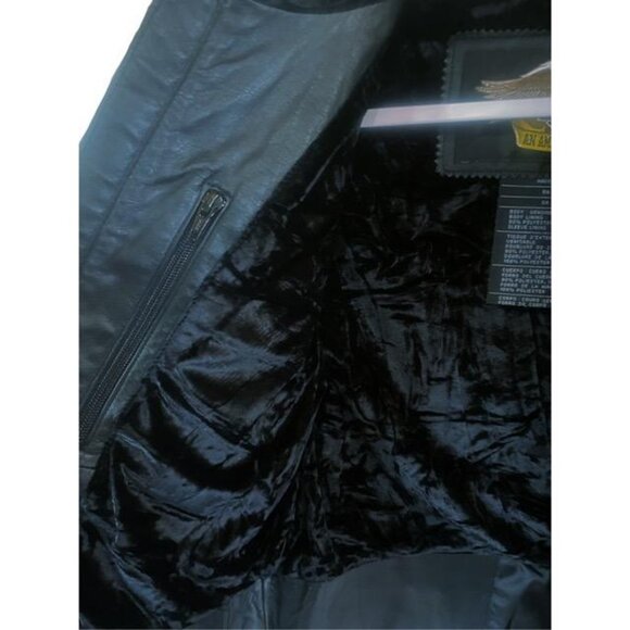 BEAUTIFUL HARLEY DAVIDSON butter Soft Leather Jacket! Velvet Lining! LACES  S/M - Picture 4 of 16